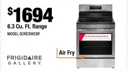 Home Depot 6.3 Cu. Ft. Range offer