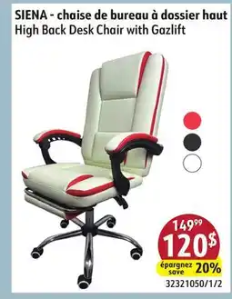 Sushi Shop High Back Desk Chair with Gazlift offer