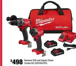 Home Depot Hammer Drill and Impact Driver Combo Kit offer