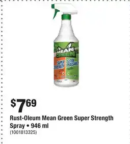 Home Depot Rust-Oleum Mean Green Super Strength Spray • 946 ml offer