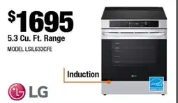 Home Depot 5.3 Cu. Ft. Range offer