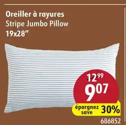 Sushi Shop Stripe Jumbo Pillow offer