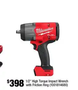 Home Depot 1/2 High Torque Impact Wrench with Friction Ring offer