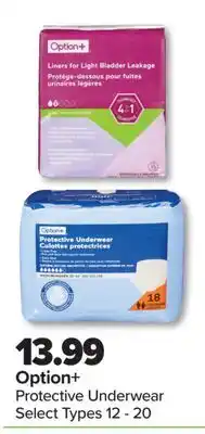 PharmaChoice Option+ Protective Underwear offer