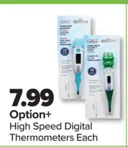PharmaChoice Option+ High Speed Digital Thermometers offer