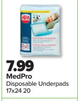 PharmaChoice MedPro Disposable Underpads offer