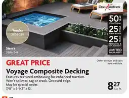 Home Hardware Voyage Composite Decking offer