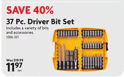 Home Hardware 37 Pc. Driver Bit Set offer