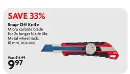 Home Hardware Snap-Off Knife offer