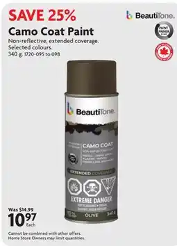 Home Hardware Camo Coat Paint offer