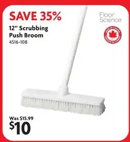 Home Hardware 12 Scrubbing Push Broom offer