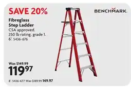 Home Hardware Fibreglass Step Ladder offer