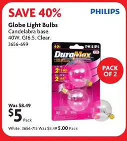 Home Hardware Globe Light Bulbs offer