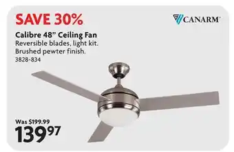 Home Hardware Calibre 48 Ceiling Fan offer