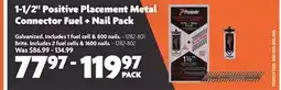 Home Hardware 1-1/2 Positive Placement Metal Connector Fuel + Nail Pack offer