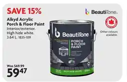 Home Hardware Alkyd Acrylic Porch & Floor Paint offer