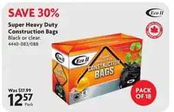 Home Hardware Super Heavy Duty Construction Bags offer