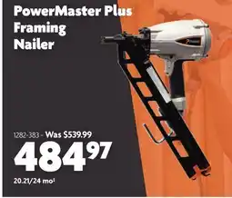 Home Hardware PowerMaster Plus Framing Nailer offer
