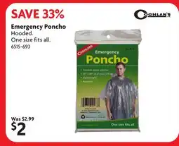 Home Hardware Emergency Poncho offer