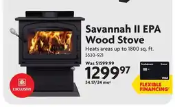 Home Hardware Savannah II EPA Wood Stove offer