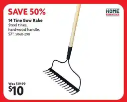 Home Hardware 14 Tine Bow Rake offer