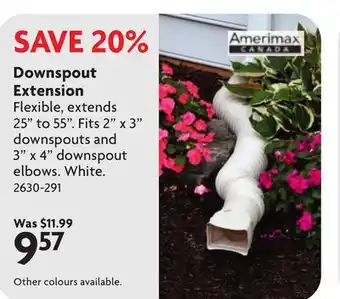 Home Hardware Downspout Extension offer