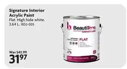 Home Hardware Signature Interior Acrylic Paint offer
