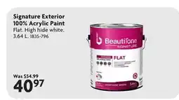 Home Hardware Signature Exterior 100% Acrylic Paint offer
