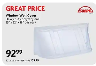 Home Hardware Window Well Cover offer