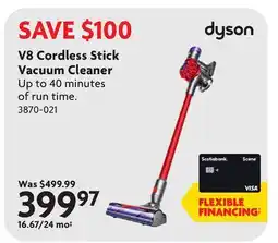Home Hardware V8 Cordless Stick Vacuum Cleaner offer