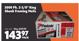 Home Hardware 5000 Pk. 2-3/8 Ring Shank Framing Nails offer