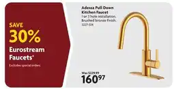 Home Hardware Adessa Pull Down Kitchen Faucet offer