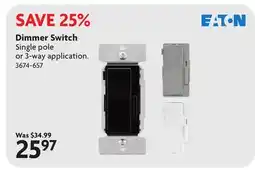 Home Hardware Dimmer Switch offer
