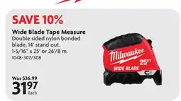 Home Hardware Wide Blade Tape Measure offer