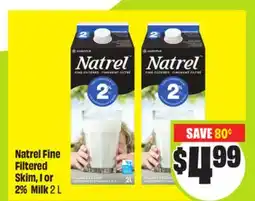 FreshCo Natrel Fine Filtered Skim or 2% Milk 2 L offer