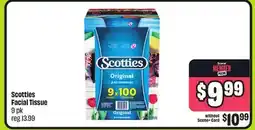 FreshCo Scotties Facial Tissue 9 pk offer