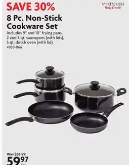Home Hardware 8 Pc. Non-Stick Cookware Set offer
