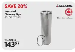 Home Hardware Insulated Chimney Pipe offer