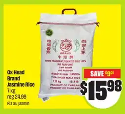 FreshCo OX Head Brand Jasmina Rice 7 kg offer