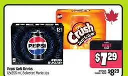 FreshCo Pepsi Soft Drinks 12x355 mL selected Varieties offer