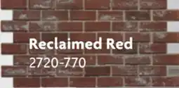 Home Hardware Reclaimed Red Faux Brick Panel - Reclaimed Red, 7 sq. ft offer