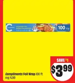 FreshCo Compliments Foil Wrap 100 ft offer