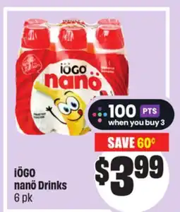 Chalo FreshCo IÖGO nanö Drinks 6 pk offer