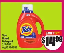 Chalo FreshCo Tide Liquid Detergent 2.15-2.48 L offer