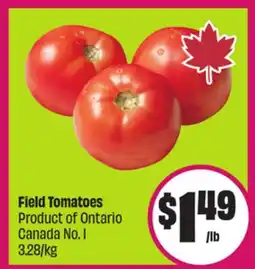 Chalo FreshCo Field Tomatoes Product of Ontario Canada No. 1 offer
