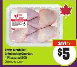 Chalo FreshCo Fresh Air Chilled Chicken Leg Quarters 4 Pieces offer