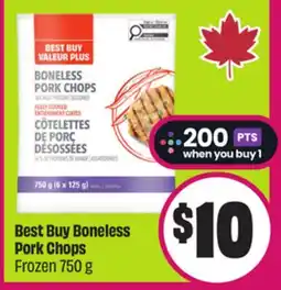 Chalo FreshCo Best Buy Boneless Pork Chops Frozen 750 g offer