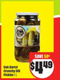 Chalo FreshCo Oak Barrel Crunchy Dill Pickles 1 L offer