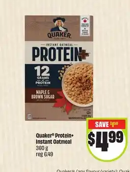 Chalo FreshCo Quaker Protein + Instant Oatmeal 360 g offer
