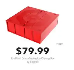 GameStop Card Vault Deluxe Trading Card Storage Box by Biogenik offer